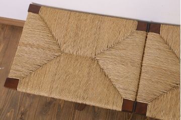 中古　美品　松本民芸家具　柳宗悦氏監修　#512型　ベンチ(長椅子、シェーズロング、寝イス、寝椅子)(定価約48万円)(R-022544)
