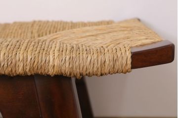 中古　美品　松本民芸家具　柳宗悦氏監修　#512型　ベンチ(長椅子、シェーズロング、寝イス、寝椅子)(定価約48万円)(R-022544)