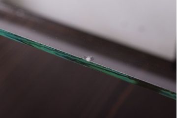 アンティーク家具　総栗材!大正ロマン　和製アンティークのガラスケース