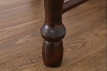 中古　松本民芸家具　美品　#48型　ラッシ座面　スピンドルアームチェア(定価約14万9千円)(椅子)(1)
