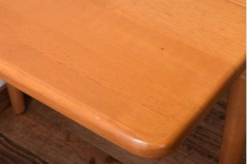 中古　飛騨産業　キツツキマーク　バタフライテーブル