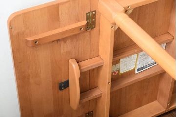 中古　飛騨産業　キツツキマーク　バタフライテーブル