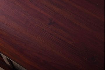 アンティーク家具　和製アンティーク 結霜ガラスが入ったローボード(箪笥・ローチェスト)