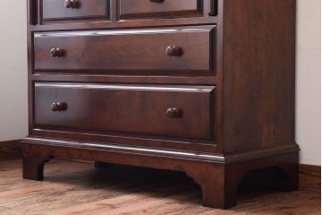 中古美品　松本民芸家具　805型　ライティングビューロー(定価約35万2千円)