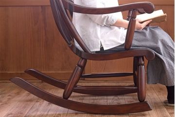 中古美品　絶版品　松本民芸家具　G型　ロッキングチェア(ジャイアントロッキングチェア)(定価約47万円)