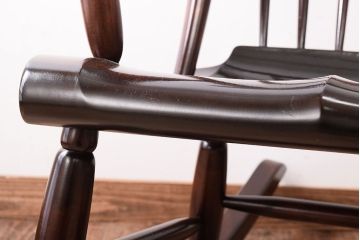 中古美品　絶版品　松本民芸家具　G型　ロッキングチェア(ジャイアントロッキングチェア)(定価約47万円)