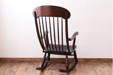 中古美品　絶版品　松本民芸家具　G型　ロッキングチェア(ジャイアントロッキングチェア)(定価約47万円)
