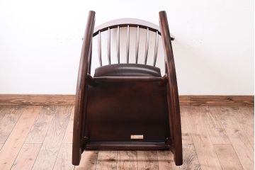 中古美品　絶版品　松本民芸家具　G型　ロッキングチェア(ジャイアントロッキングチェア)(定価約47万円)