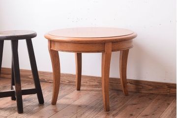 中古　天童木工　上品なサイドテーブル(花台)(1)