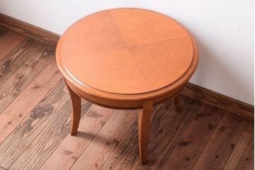 中古　天童木工　上品なサイドテーブル(花台)(1)