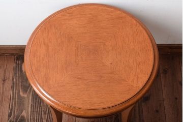 中古　天童木工　上品なサイドテーブル(花台)(1)