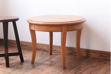 中古　天童木工　上品なサイドテーブル(花台)(3)