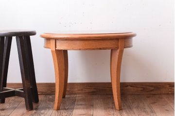 中古　天童木工　上品なサイドテーブル(花台)(3)
