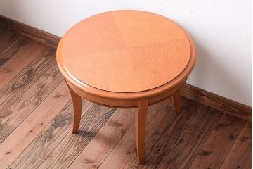 中古　天童木工　上品なサイドテーブル(花台)(3)