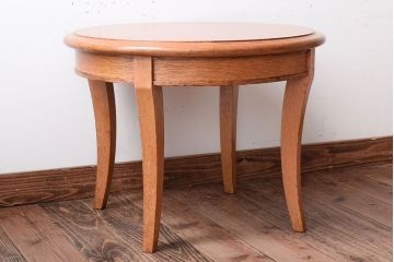 中古　天童木工　上品なサイドテーブル(花台)(3)