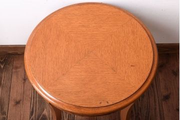 中古　天童木工　上品なサイドテーブル(花台)(3)