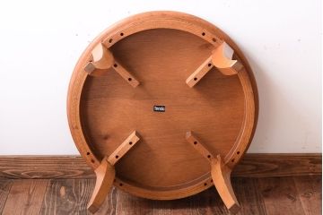 中古　天童木工　上品なサイドテーブル(花台)(3)