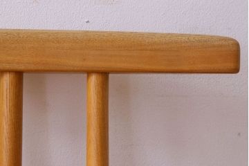 中古　タモ材製　無垢材のお洒落な3人掛けソファ(ベンチ)
