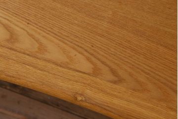 中古　タモ材製　無垢材のお洒落な3人掛けソファ(ベンチ)
