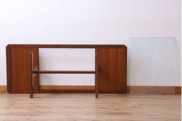 ヴィンテージ家具　G-PLAN 北欧ビンテージ　タイル・ガラス入りセンターテーブル