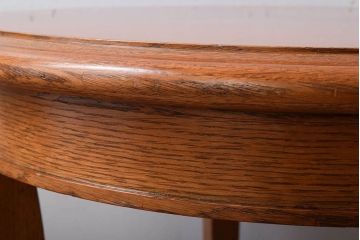 中古　天童木工　小ぶりなラウンドテーブル(1)