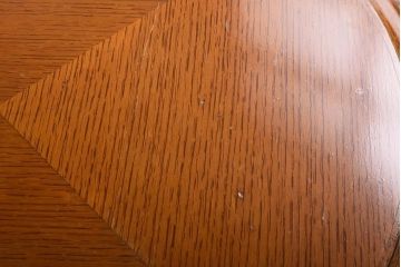 中古　天童木工　小ぶりなラウンドテーブル(2)