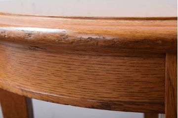 中古　天童木工　小ぶりなラウンドテーブル(2)