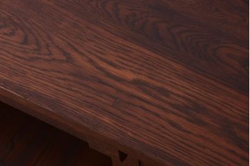 レトロ家具　アンティーク　特大サイズ　昭和レトロな木製作業台(カウンターテーブル)
