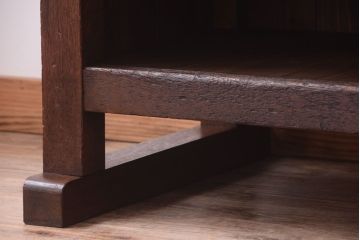 レトロ家具　アンティーク　特大サイズ　昭和レトロな木製作業台(カウンターテーブル)