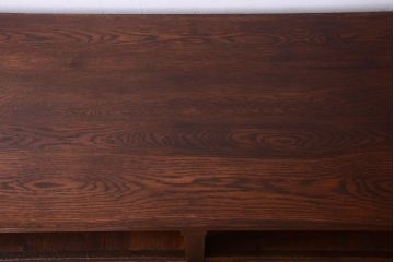 レトロ家具　アンティーク　特大サイズ　昭和レトロな木製作業台(カウンターテーブル)