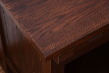 レトロ家具　アンティーク　特大サイズ　昭和レトロな木製作業台(カウンターテーブル)