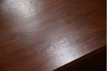 レトロ家具　アンティーク　特大サイズ　昭和レトロな木製作業台(カウンターテーブル)