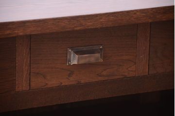 レトロ家具　アンティーク　特大サイズ　昭和レトロな木製作業台(カウンターテーブル)