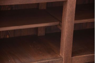 レトロ家具　アンティーク　特大サイズ　昭和レトロな木製作業台(カウンターテーブル)