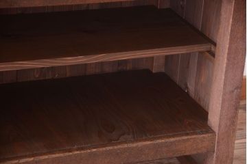 レトロ家具　アンティーク　特大サイズ　昭和レトロな木製作業台(カウンターテーブル)