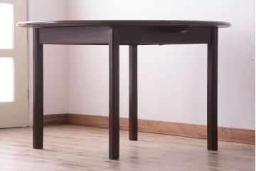 ヴィンテージ家具　北欧ビンテージ　G-PLAN　円形　エクステンションテーブル