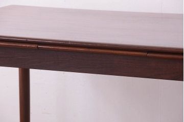 北欧家具　シンプルなビンテージダイニングテーブル(エクステンションテーブル)