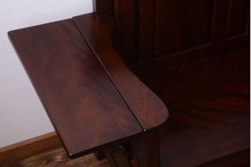 中古美品　松本民芸家具　羽根付ベンチ