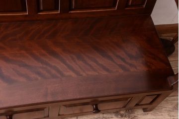 中古美品　松本民芸家具　羽根付ベンチ