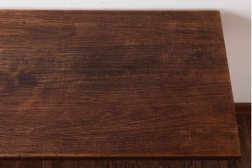アンティーク家具　古材 大判一枚板!アンティークの鉄脚テーブル(作業台、机)