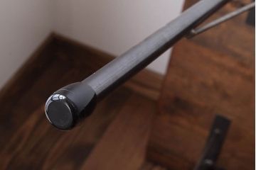 アンティーク家具　古材 大判一枚板!アンティークの鉄脚テーブル(作業台、机)