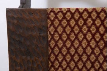 アンティーク雑貨　和製アンティーク　古い木の彫刻入りマガジンラック