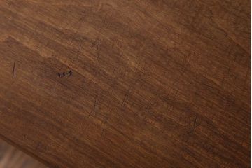 アンティーク家具　古材天板一枚板!アンティーク鉄脚テーブル(作業台、机)(2)