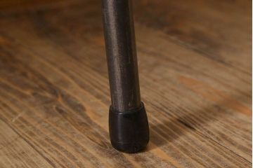 アンティーク家具　古材天板一枚板!アンティーク鉄脚テーブル(作業台、机)(2)