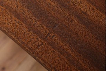 アンティーク家具　古材天板!アンティーク鉄脚テーブル(作業台、机)(3)