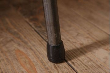 アンティーク家具　古材天板!アンティーク鉄脚テーブル(作業台、机)(3)