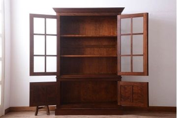 中古美品　松本民芸家具　E型　書棚(本棚)(定価約57万7千円)