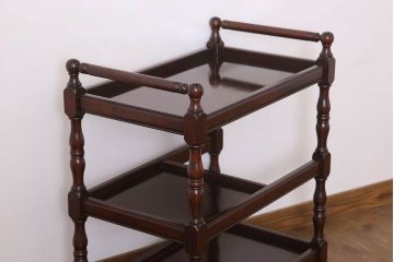 中古美品　松本民芸家具　A型 ワゴン(キャスターワゴン)(定価約10万2千円)