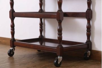 中古美品　松本民芸家具　A型 ワゴン(キャスターワゴン)(定価約10万2千円)