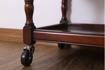 中古美品　松本民芸家具　A型 ワゴン(キャスターワゴン)(定価約10万2千円)